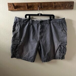 Arizona Jean Co Men’s Big & Tall Cargo Pants | Waist 48 | Grey | 100% Cotton